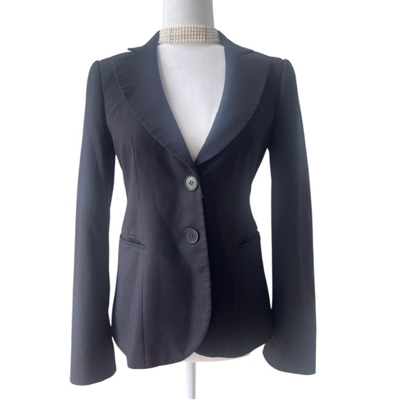 Emporio Armani Elegant Black Women's Blazer women’s size 42 - Picture 1 of 12